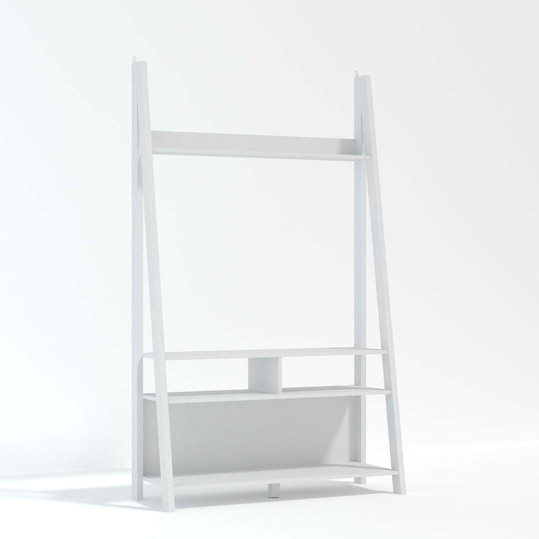 Zoov Ladder TV Unit White