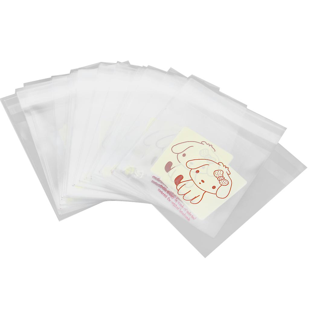100pcs Clear Cookie Biscuits Snack Candy Gift Packaging Bag Dog Pattern