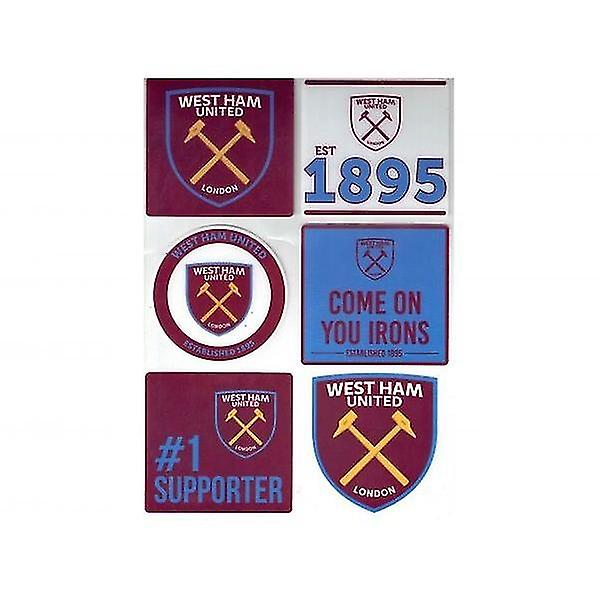 West Ham United FC Car Decal Set (Pack of 6)