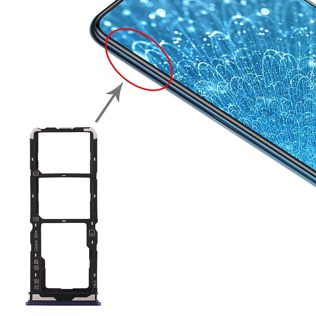 SIM Card Tray + Micro SD Card Tray for Vivo Y7s