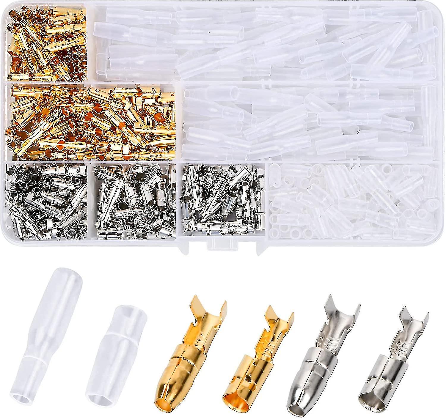 400 Pcs 4mm Bullet Terminal Connectors Kit