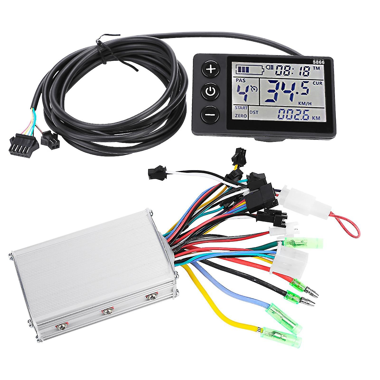 24V-36v Waterproof Lcd Display Panel Electric Bicycle Scooter Controller Kit (1#24v-36v)