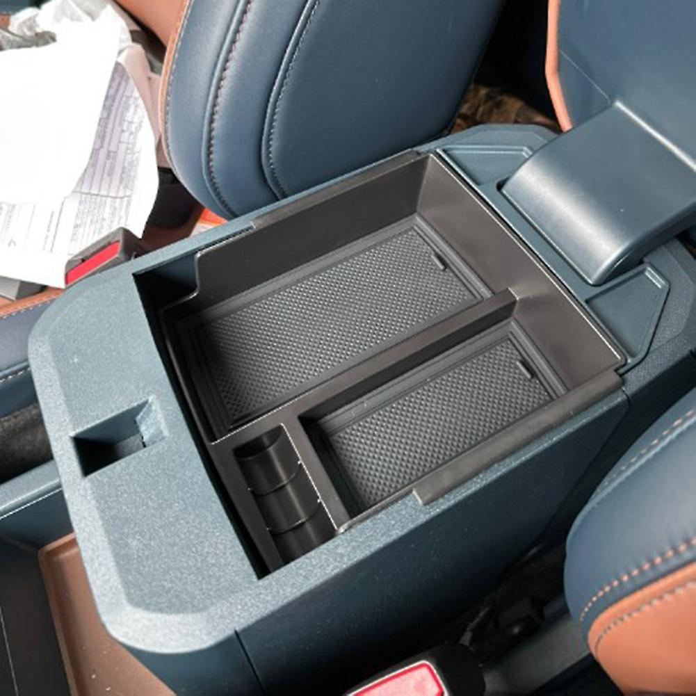 Storage Storage Box For Ford Maverick 2022-2023 Abs Black Armrest Front Storage Box Armrest Storage Box Durable