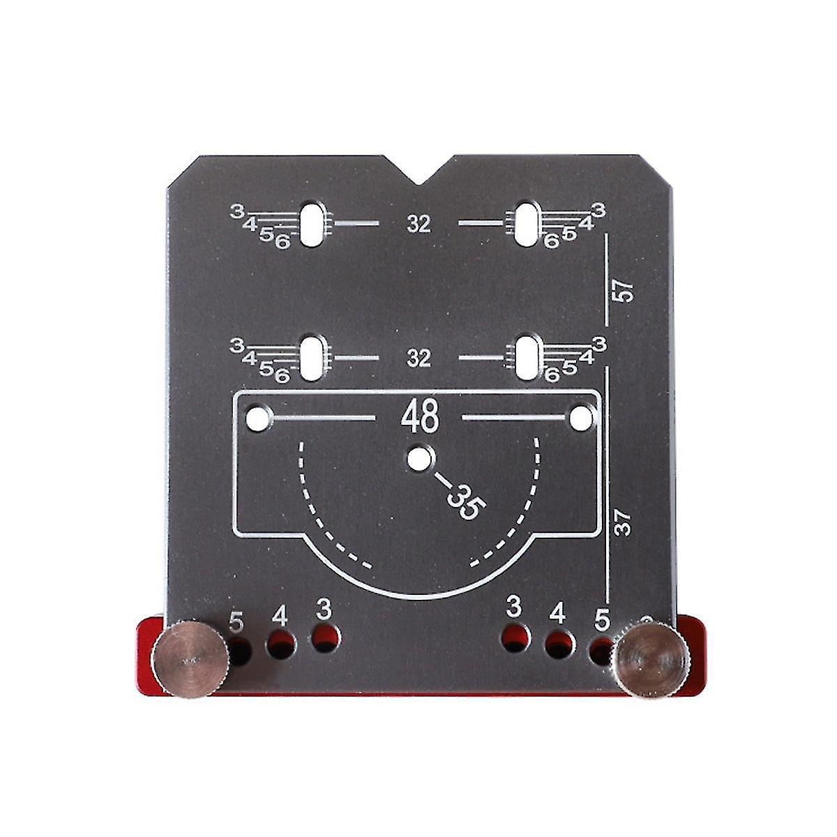 35mm Hinge Punching Locator Hinge Opening Adjustable Edge Distance Mark Positioning Plate Auxiliary