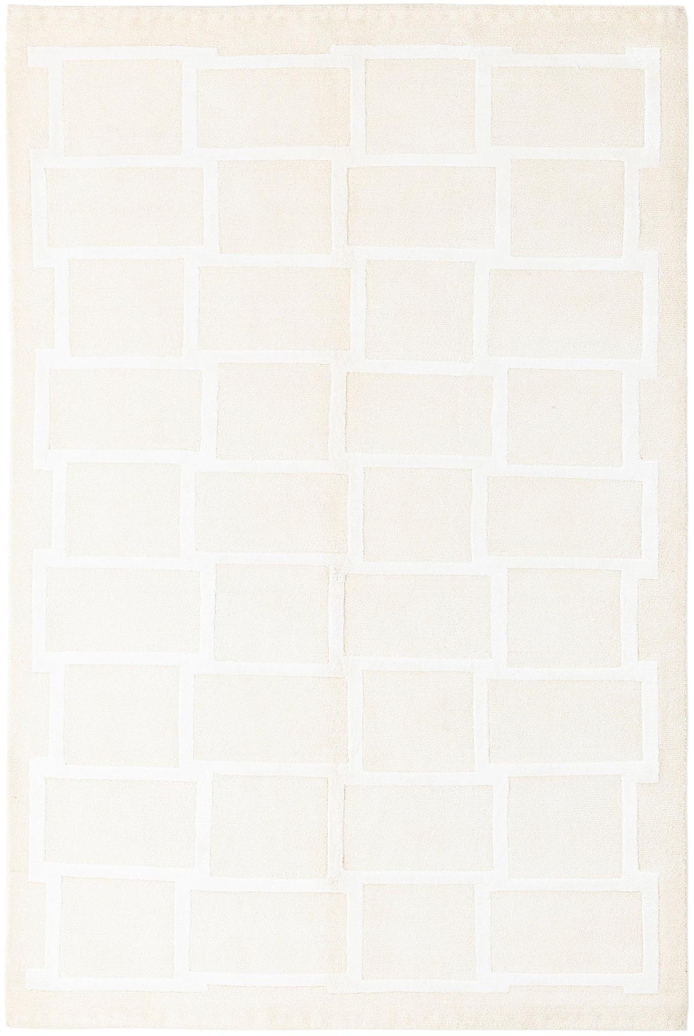 Hadorn Darya-印度 119x180 配米色手摇织机印度地毯