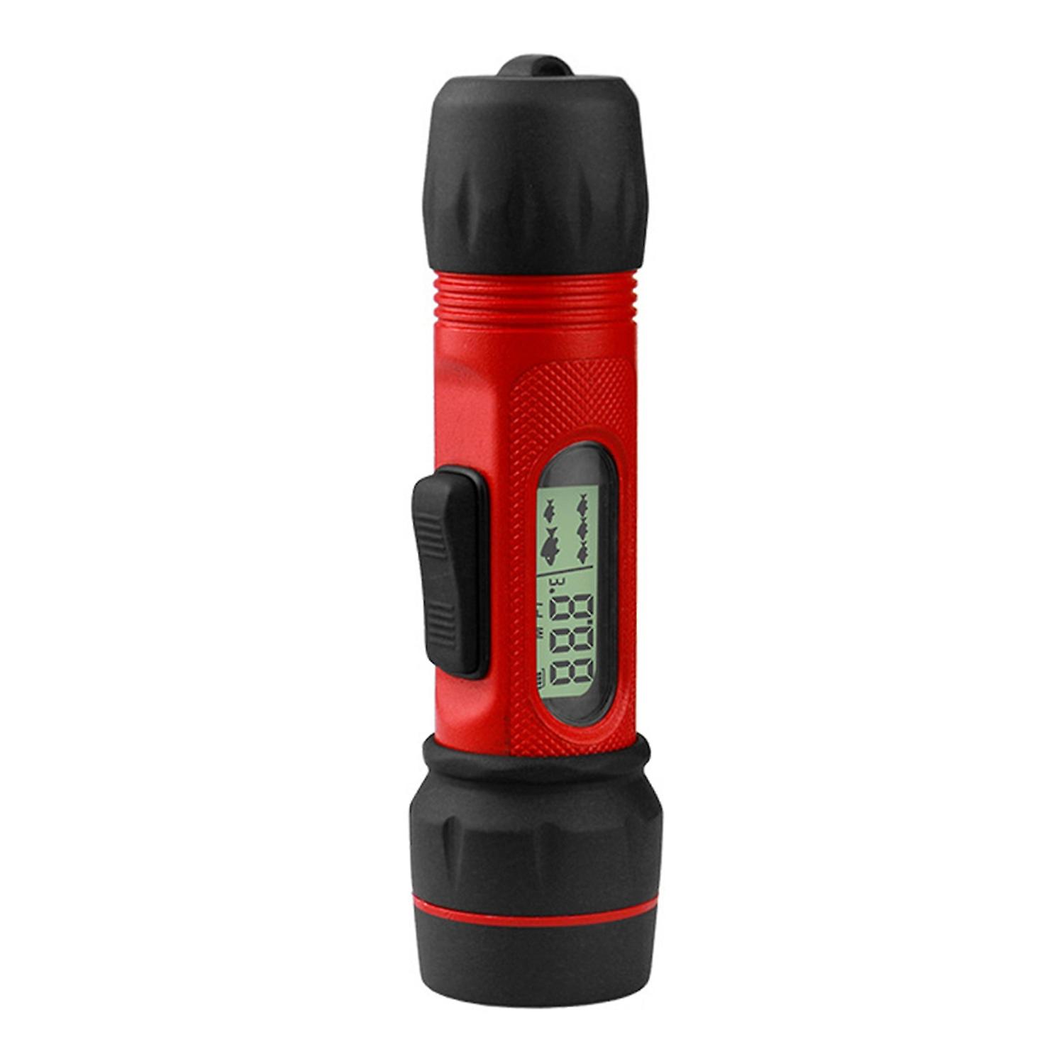 Sonar Ice Fishing Fishfinder with LED Underwater Light Wireless Handheld Fishfinder with 0.8-90m Det