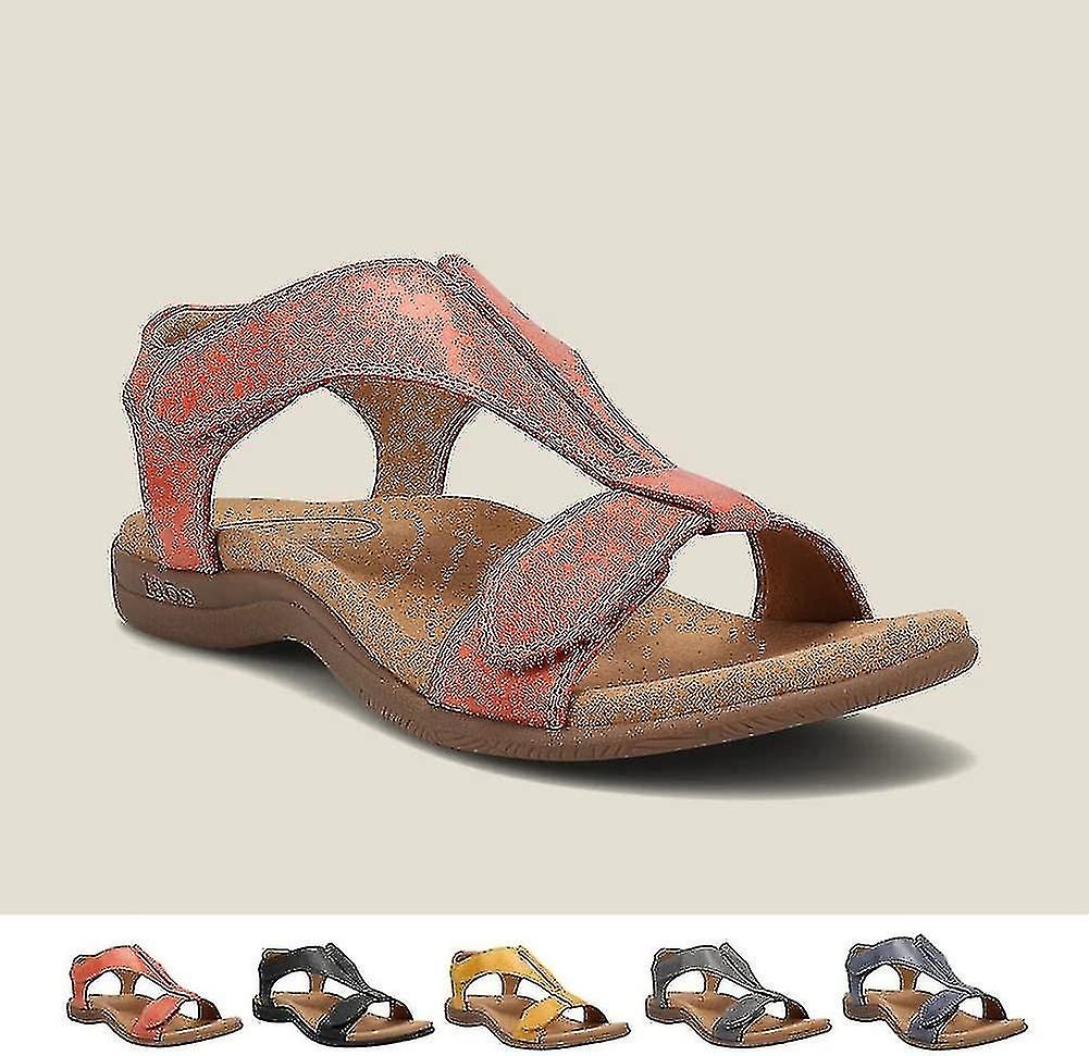 Naisten mukavat sandaalit, Sursell-sandaalit, Flat Beach Casual -sandaalit