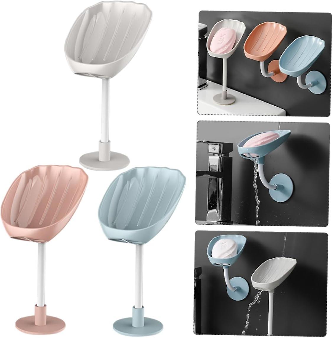 3Pcs soap Box soap Storage soap drainers soap Dishes with Drain ...