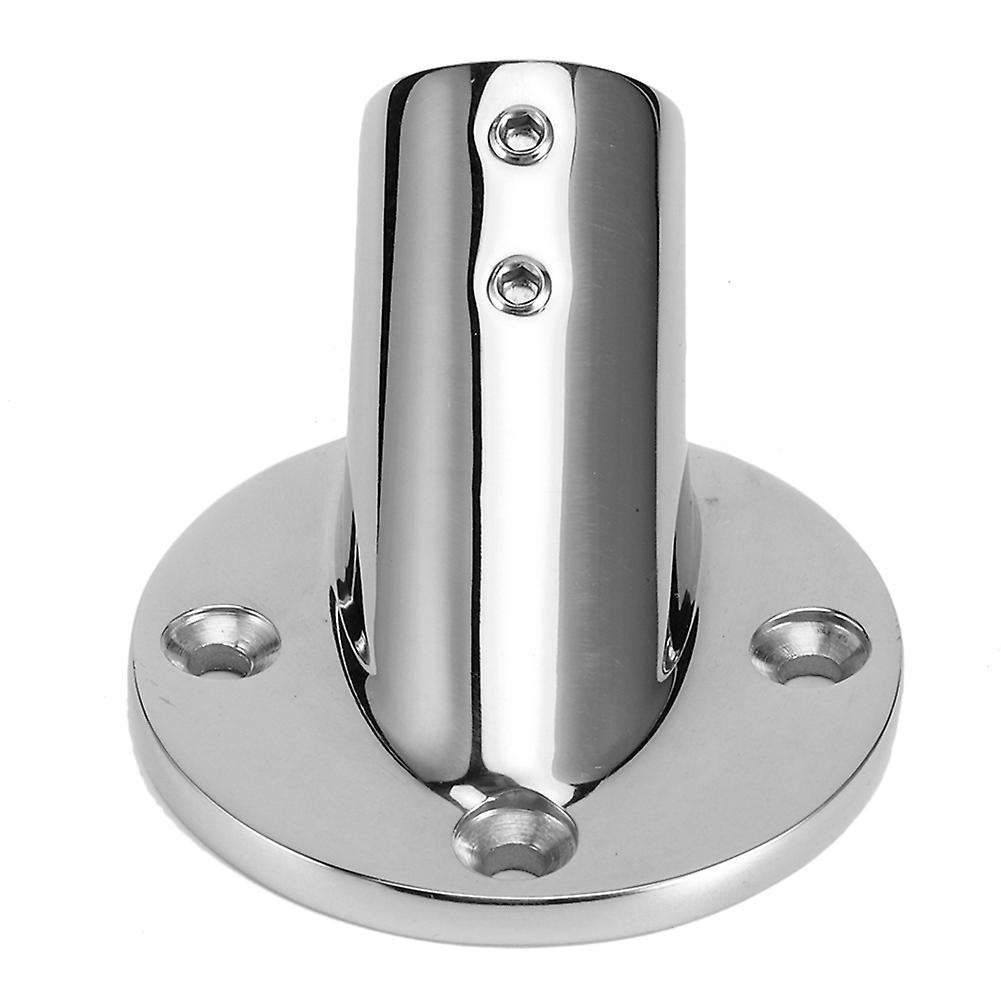 Boat Safety Rail Mounts 316 Stainless Steel Boat Hand Rail Bases - 1 Round Marine Rail Fittings (4 Pack) Boat Railing Hardware Boat Safety Rail Mounts 316 Stainless Steel Boat Hand Rail Bases - 1 Round Marine Rail Fittings (4 Pack) Boat Railing Hardware