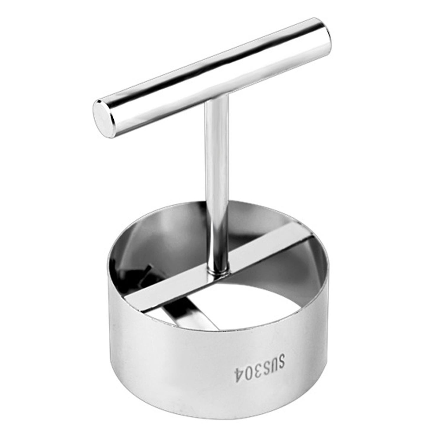 ZHOUBA Fruit Core Puller Cozy Grip Fruit Corer Punching Silver Color Peach Pear Core Remover Tool s