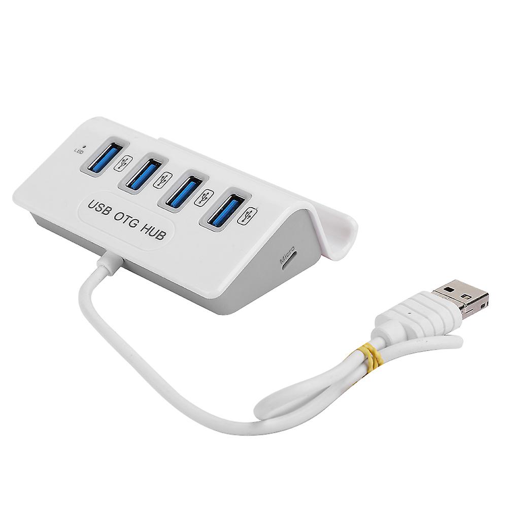 Docking Station USB2.0 Hub Desktop USB C Micro USB 4 In-1 Type C Notebook Accessory