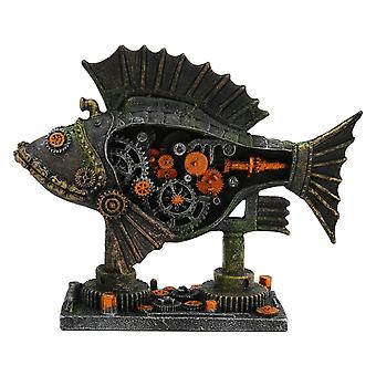 Fish Tank Decorations Innovative Robotic Fish Aquascaping Resin Aquarium Ornament for Fish Tank Aquarium