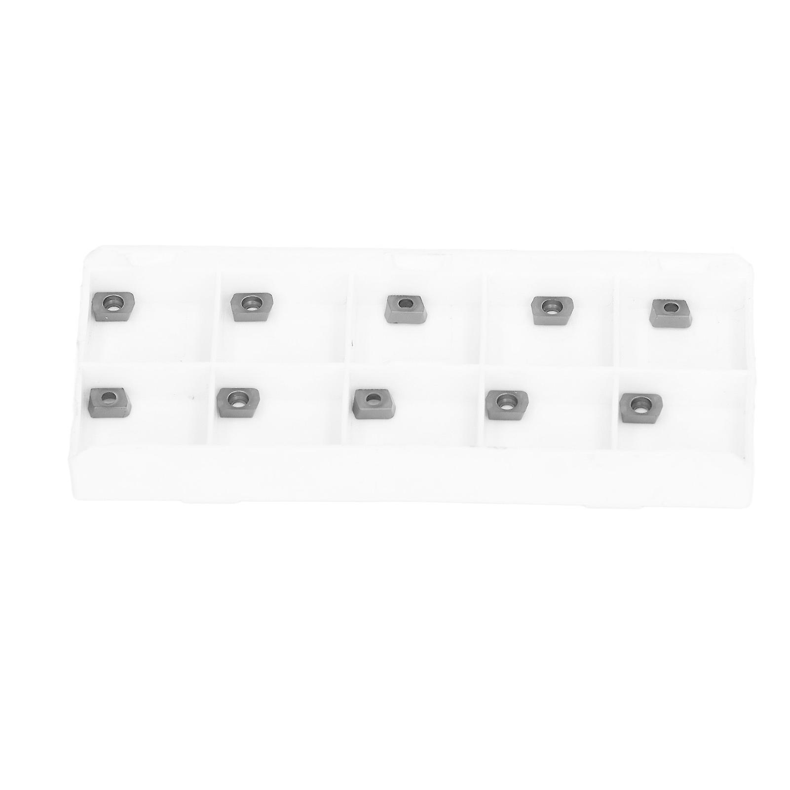10PCS Coated Carbide Inserts Indexable Turning Inserts Lathe Milling Tool Machine Clip Type(LPGT010210ER-GM )
