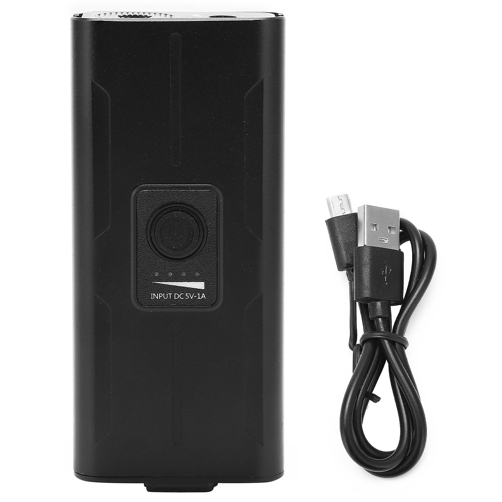 LED USB Recharge Bicycle Light Waterproof 6 Lighting Modes Front Rear Headlight Large Size