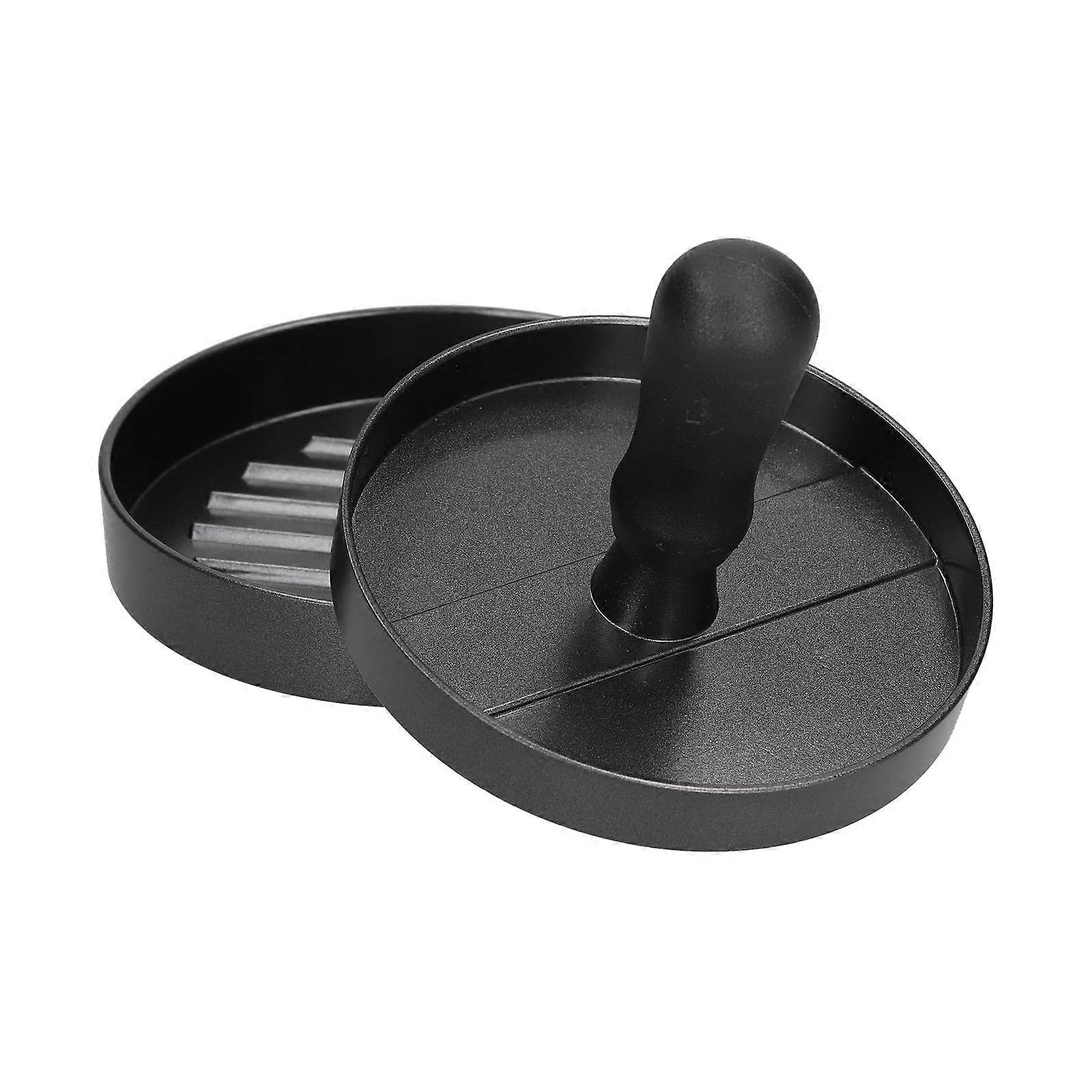 Hamburger Press Round Shape Hamburger Meat Patty Maker Mold Burger Maker Aluminum Alloy Handle