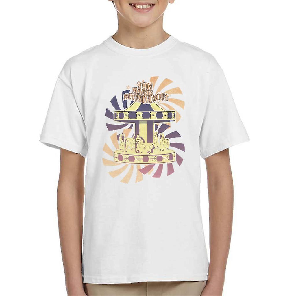 The Magic Roundabout Retro Carousel Kid's T-Shirt
