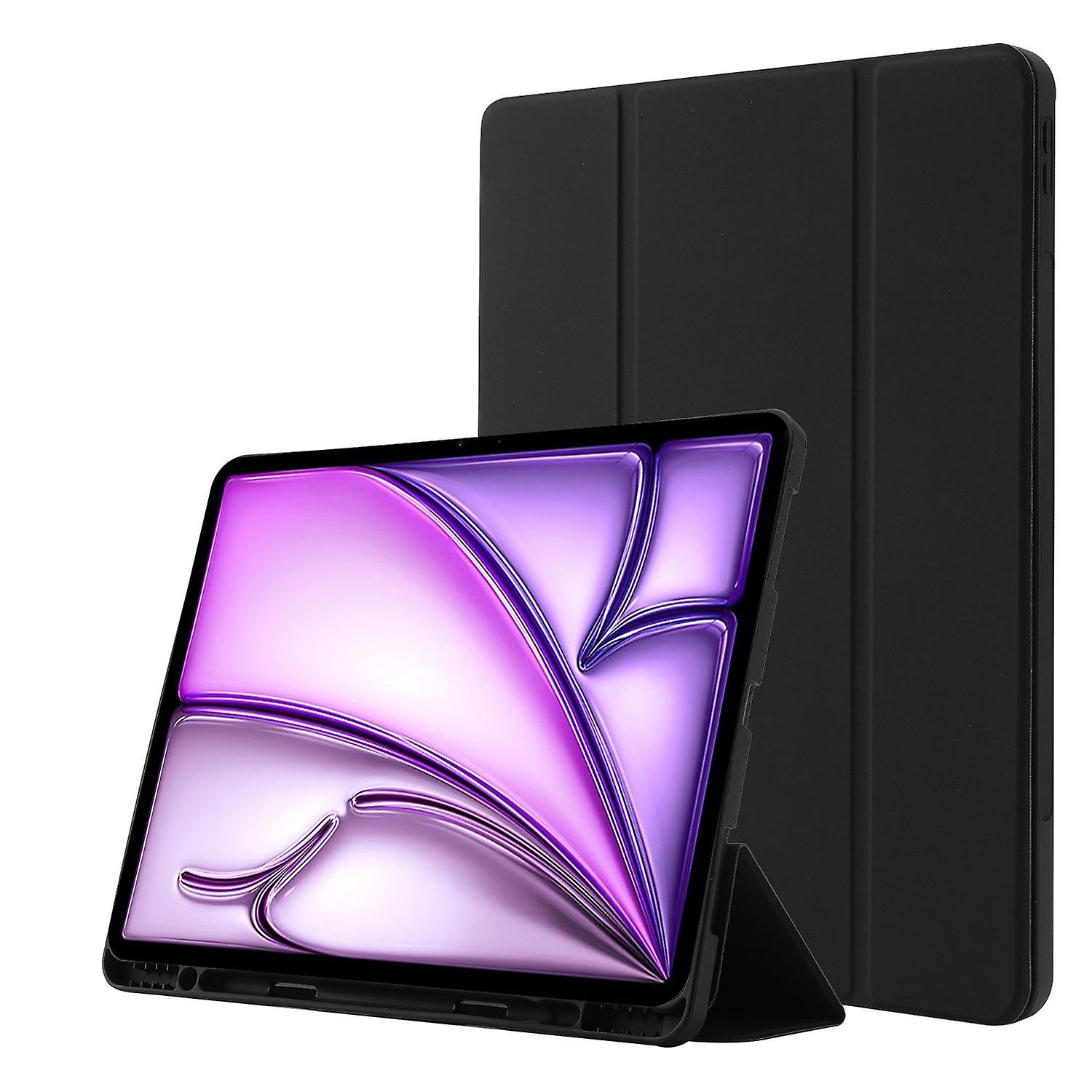 Tri-fold Leather Tablet Case For iPad Air 13 2024