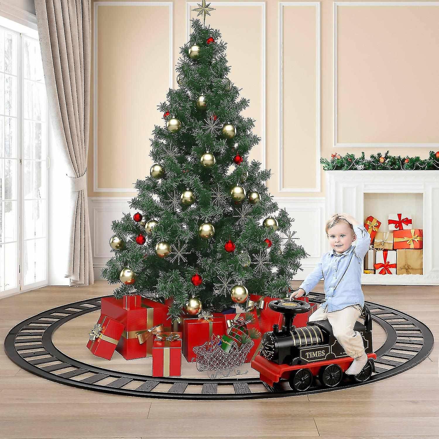 Voiture électrique pour enfants avec voiture jouet sur chenilles