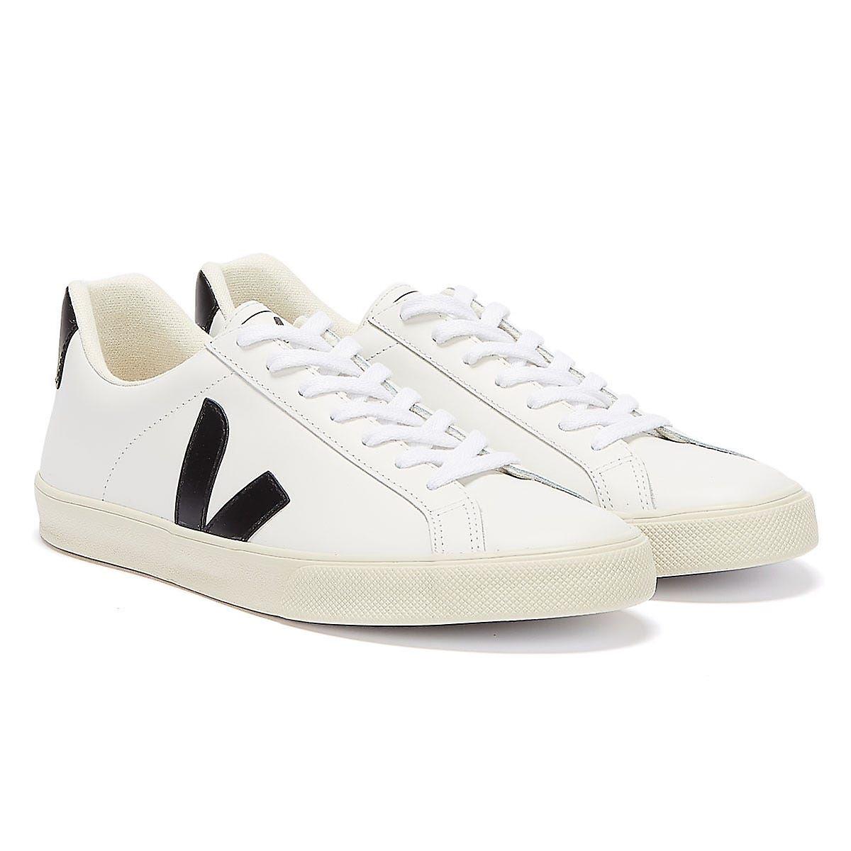 Veja Esplar Leather Womens Extra White / Black Trainers