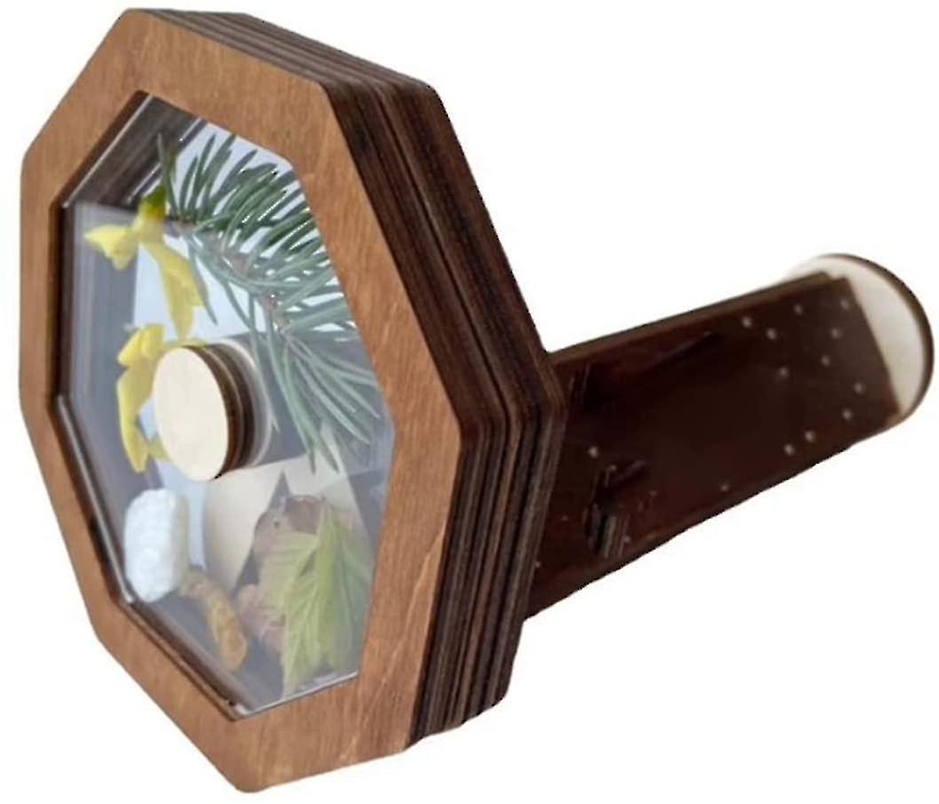 Diy Kaleidoscope Kit, Classic Kaleidoscope Making Kit Children Rotating Kaleidoscope Toy Wooden Kale