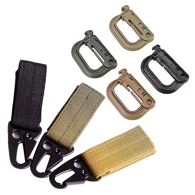 7 قطع شريط النايلون شنقا مشبك