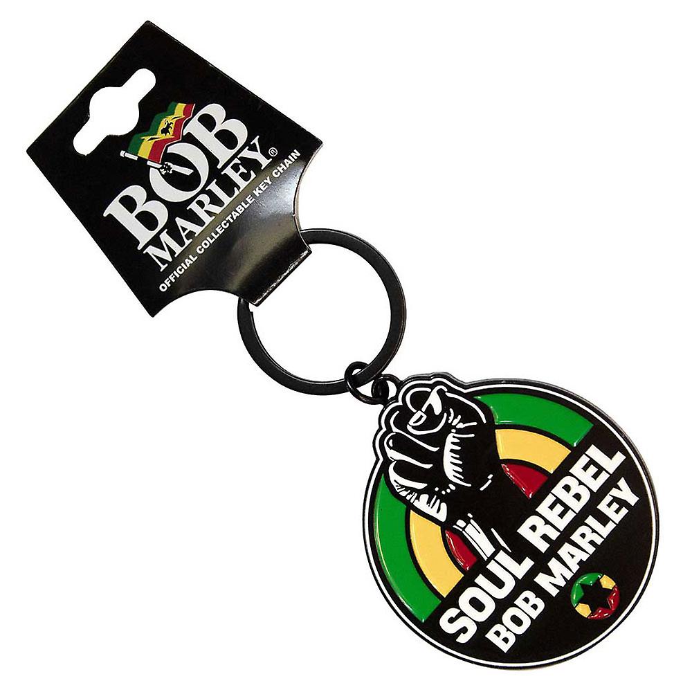 Bob Marley Soul Rebel Keyring Keychain