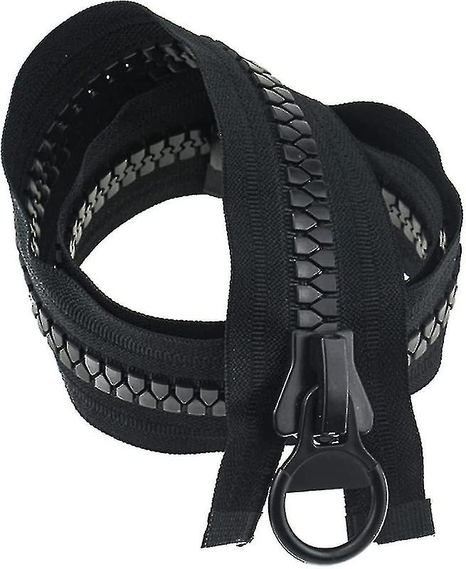 Double Open Super Large Plastic Fermoar Dinți negri Fermoare grele pentru cusut DIY Meserii de croitorie B