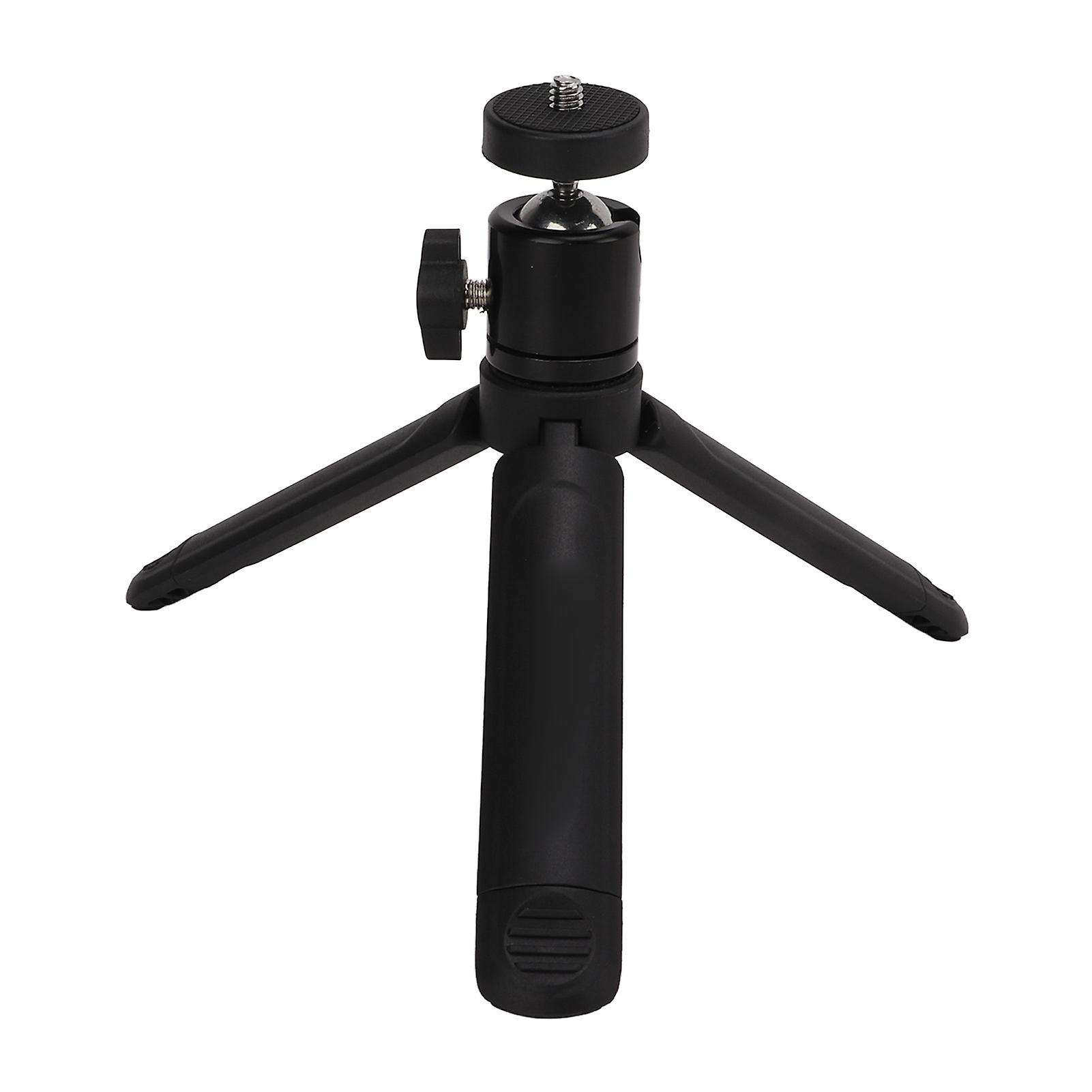 KINGJOY Desktop Tripod 2 Sections Retractable Mini Tripod for Live Streaming Phone Camera Stand