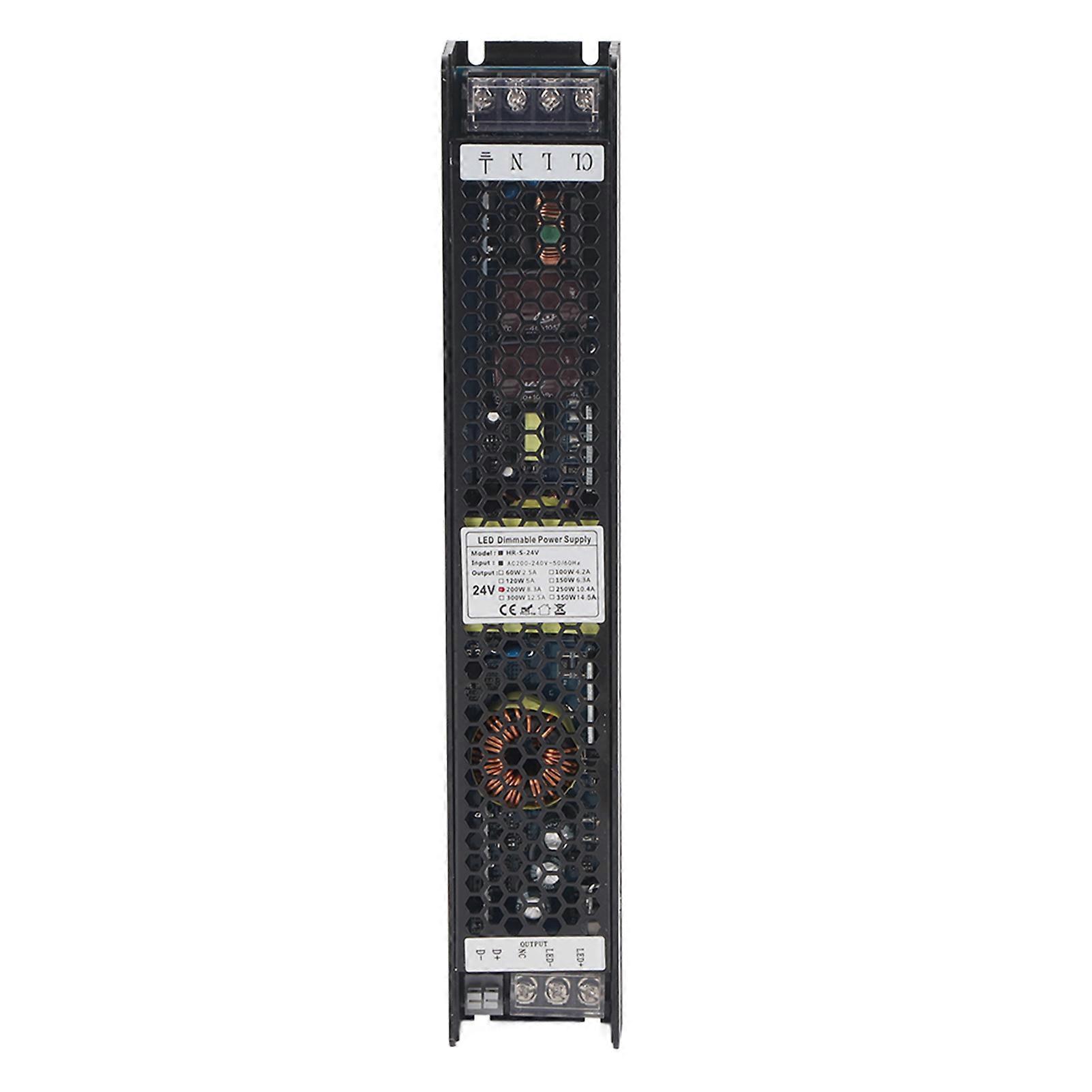 200W εξασθένιση της στέγασης υποστήριξης SCR 0-10V PWM DALI στέγασης κραμάτων αργιλίου παροχής ηλεκτρικού ρεύματος Μέθοδος24V/8.3A