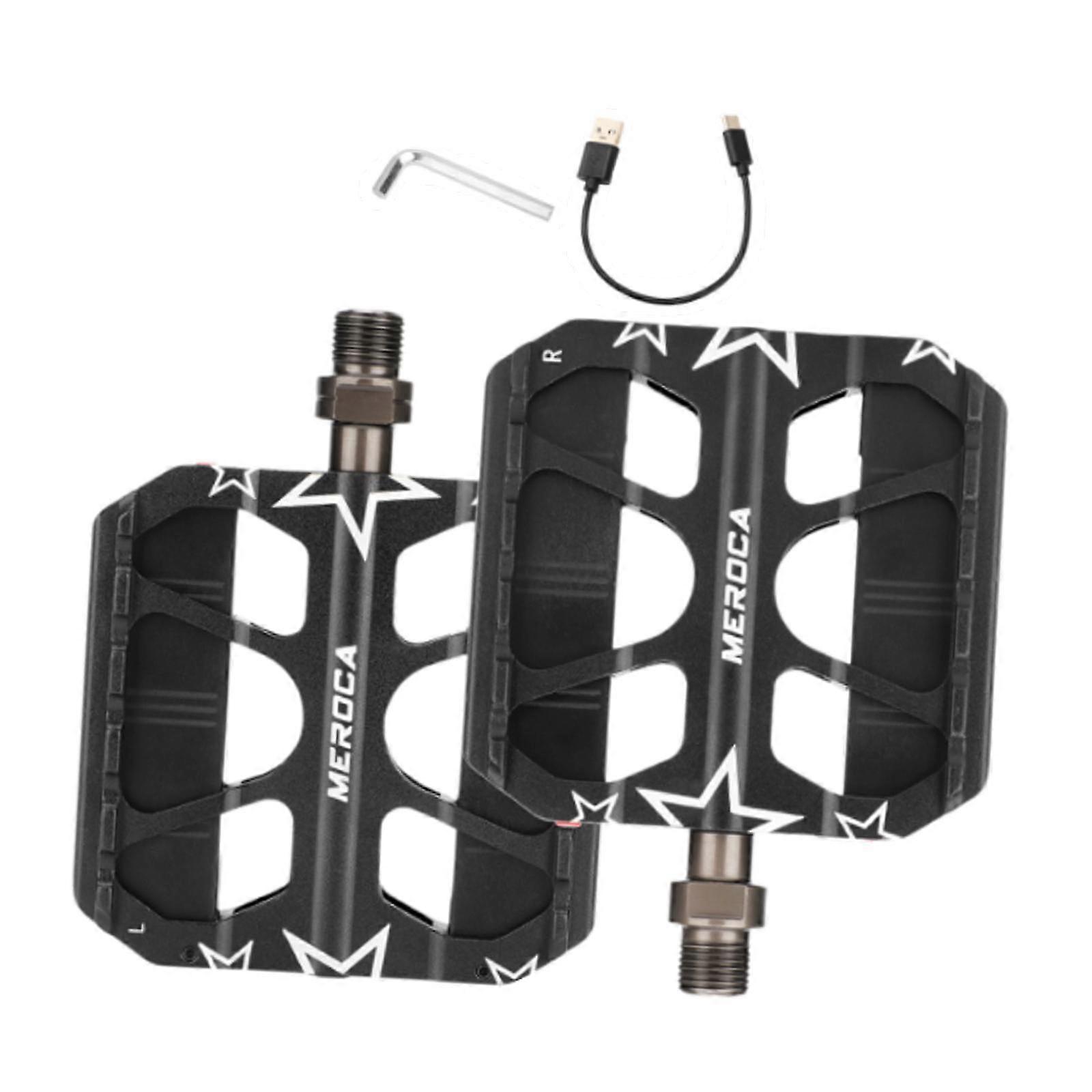 Bicycle Pedals Lightweight Accessories Replacement Anti Slip Platform Pedals