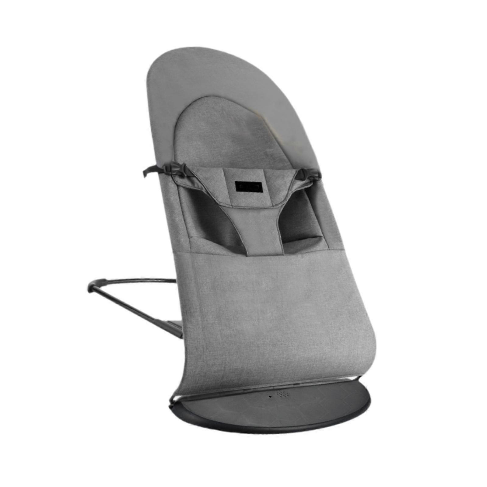 Baby Bouncer Newborn Rocker Classic Βρεφική Rocker Καρέκλα για Μωρά Αγόρια και Κορίτσια Βαμβάκι Γκρι