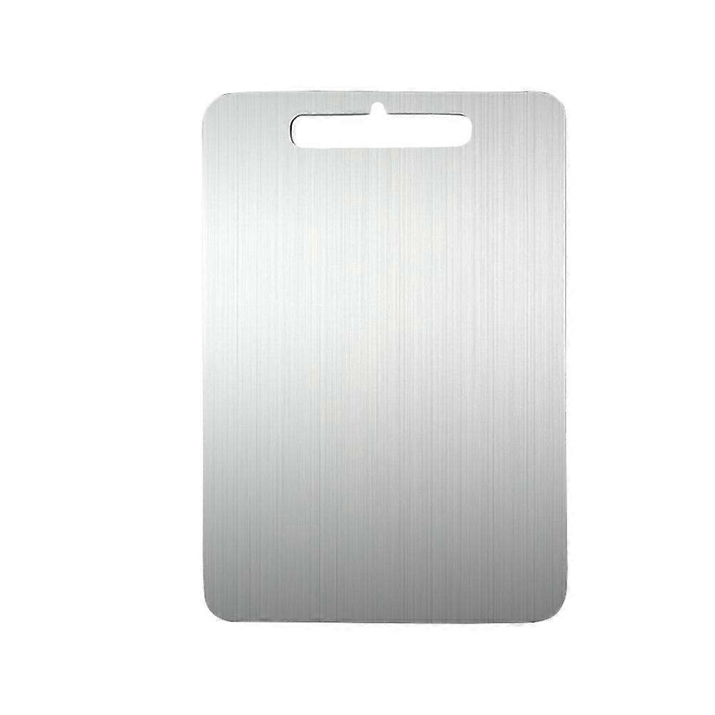 Stainless Steel Cutting Board Square Modern Chopping Block Fruit Cutting Block for Home Kitchen