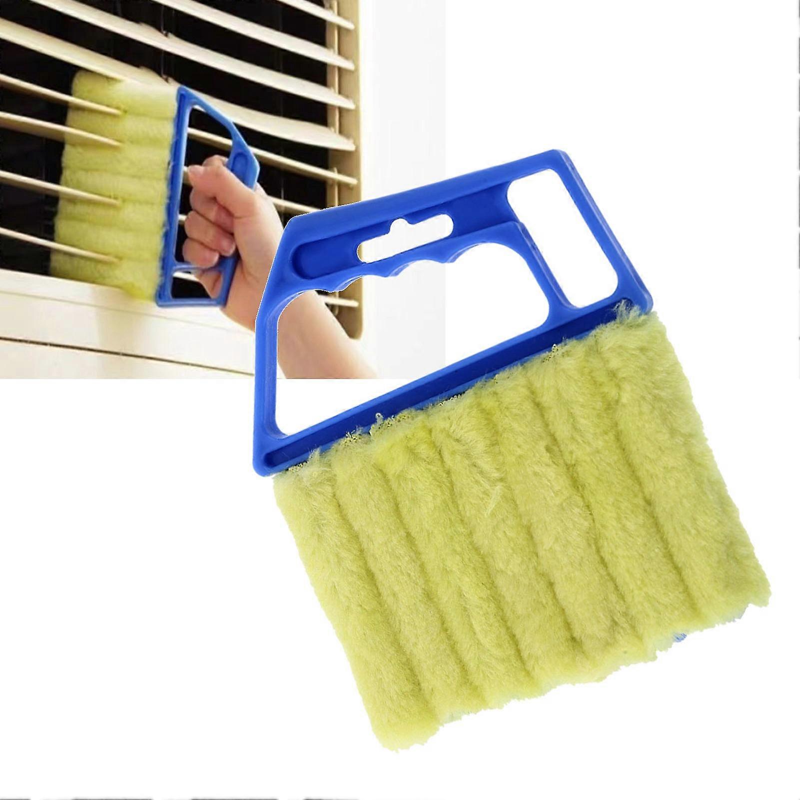 Mini Blinds Cleaner Shutter Multifunctional Household Cleaning Dust Brush Blue