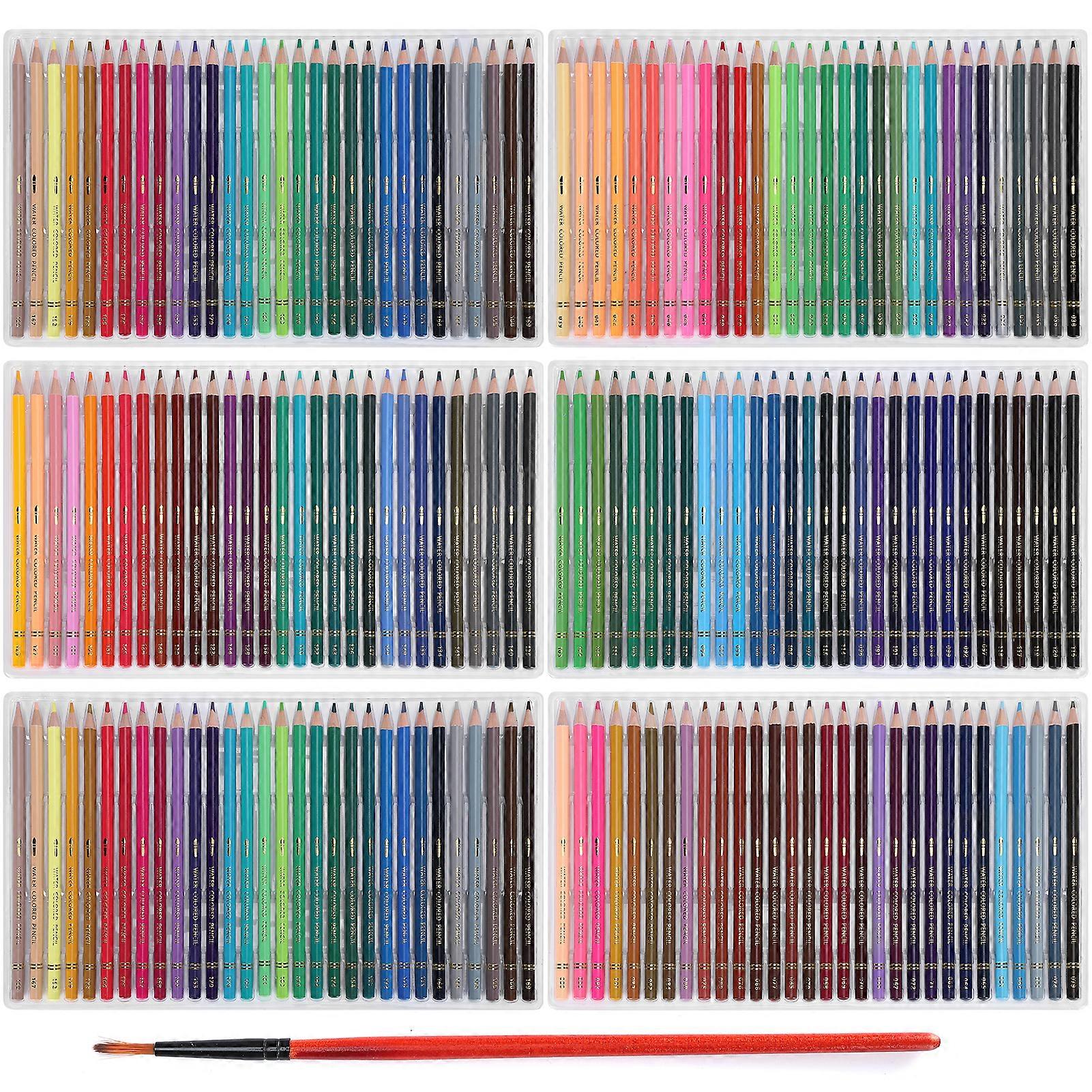 180支彩色铅笔水溶性手绘设计多色艺术家绘画工具