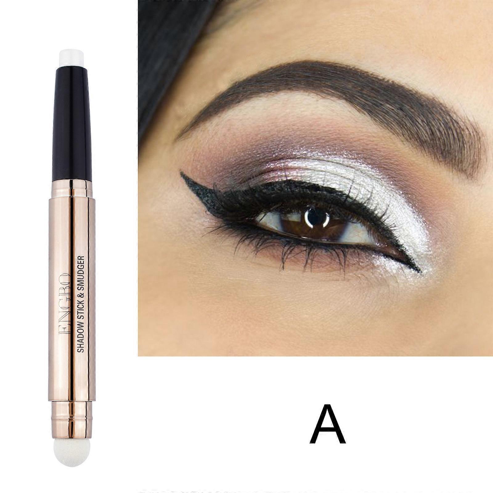 Double Plume Ombre à Paupières, Pearl Light Silkworm Eye Shadow High Gloss Pen