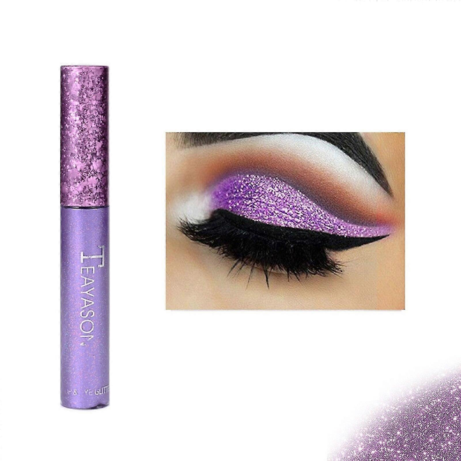 liquid eyeshadow shiny pearlescent lying