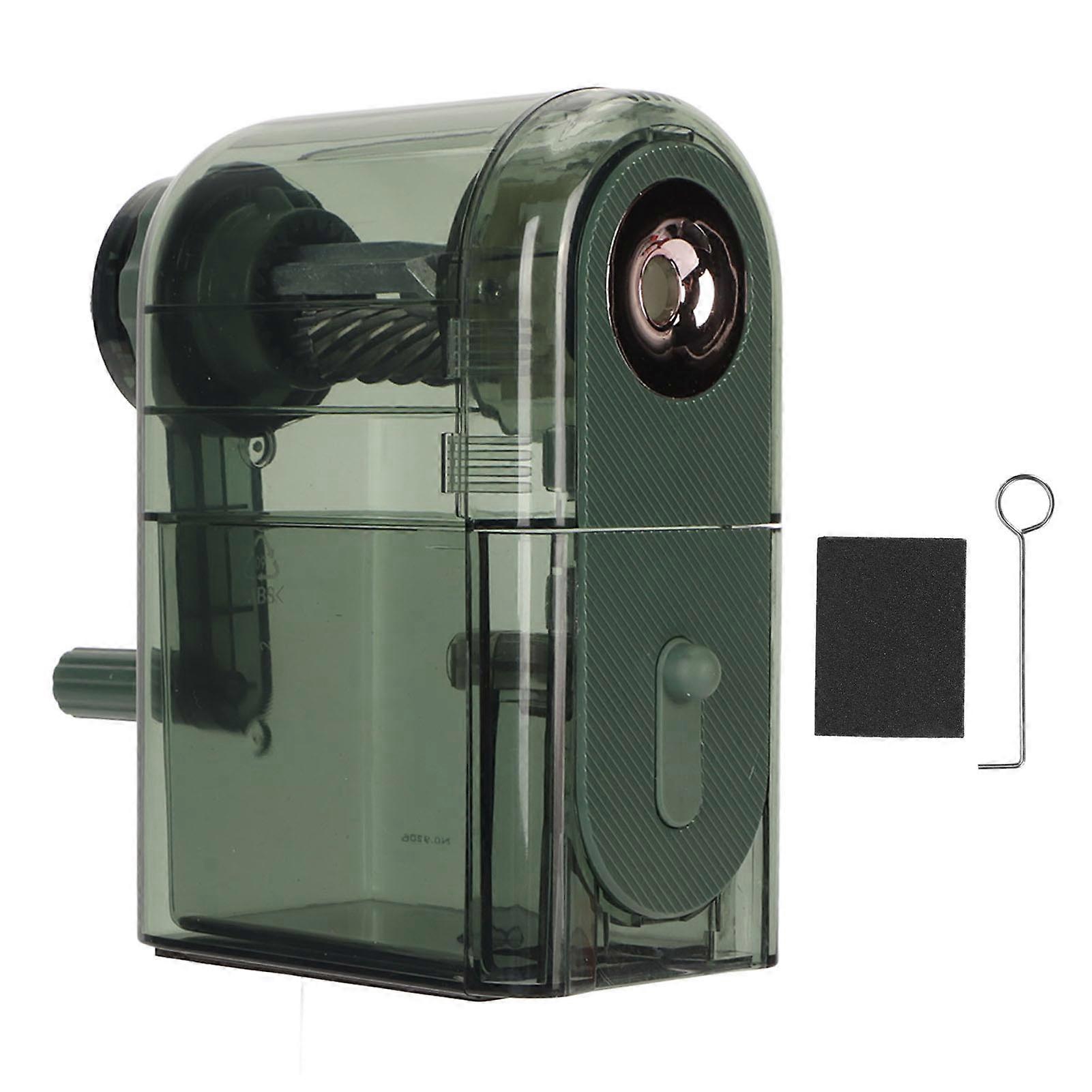 Manual Pencil Sharpener 7 Speeds Adjustable Pencil Tips Portable Handheld Pencil Sharpener for 6 to 8mm Pencil Charcoal YEMAA