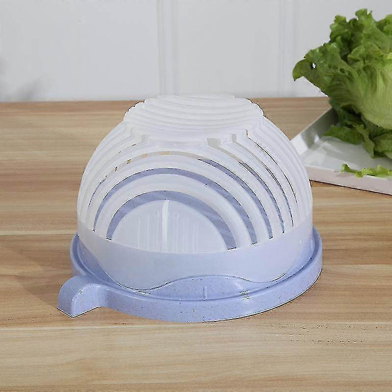 Salad Cutter Bowl Cuts Fruit Vegetable Chopper Salad Slicer Maker, Make In 60 Seconds, Kitchen Tools