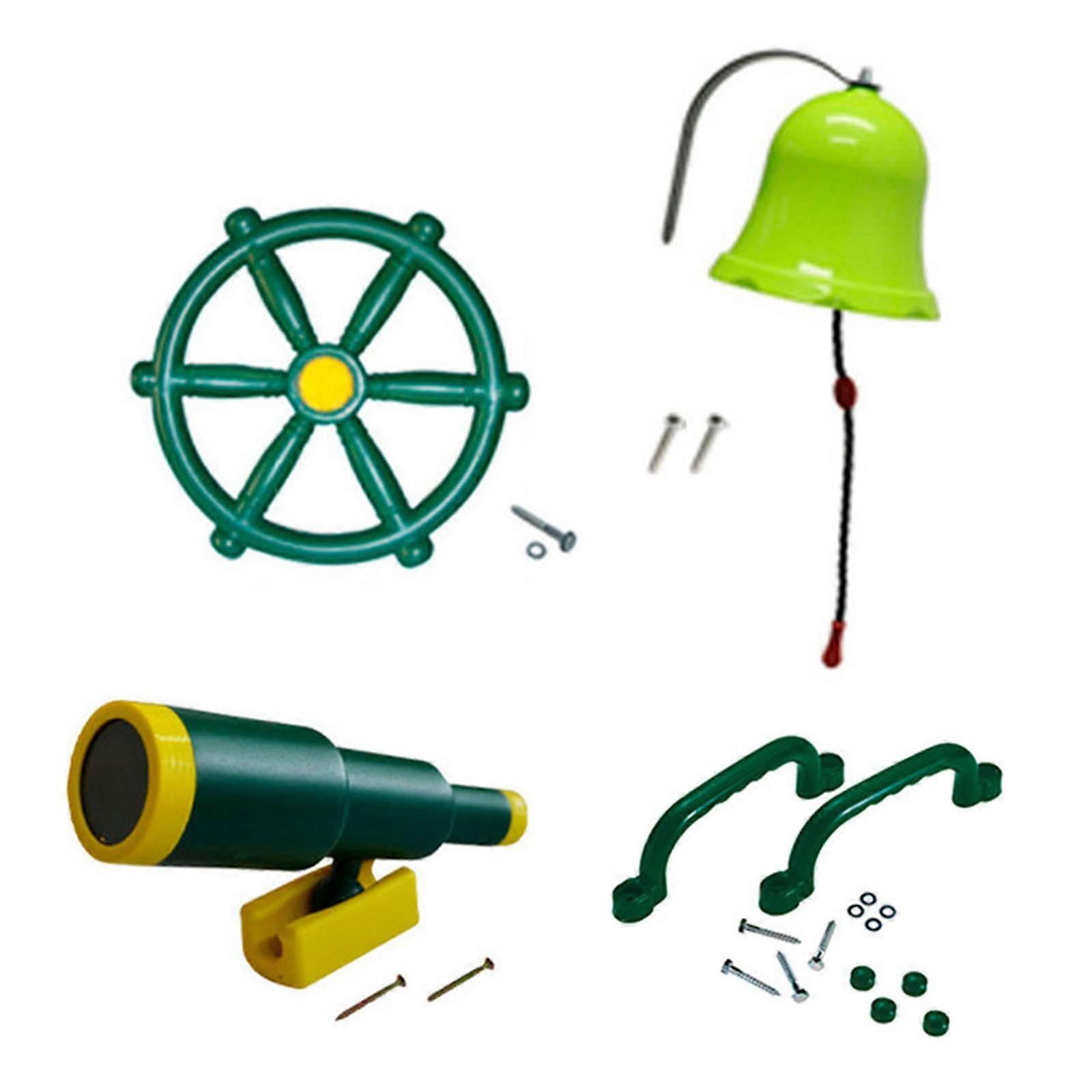 Volante per attrezzature per parchi giochi per bambini Playhouse Jungle Gym Tree House