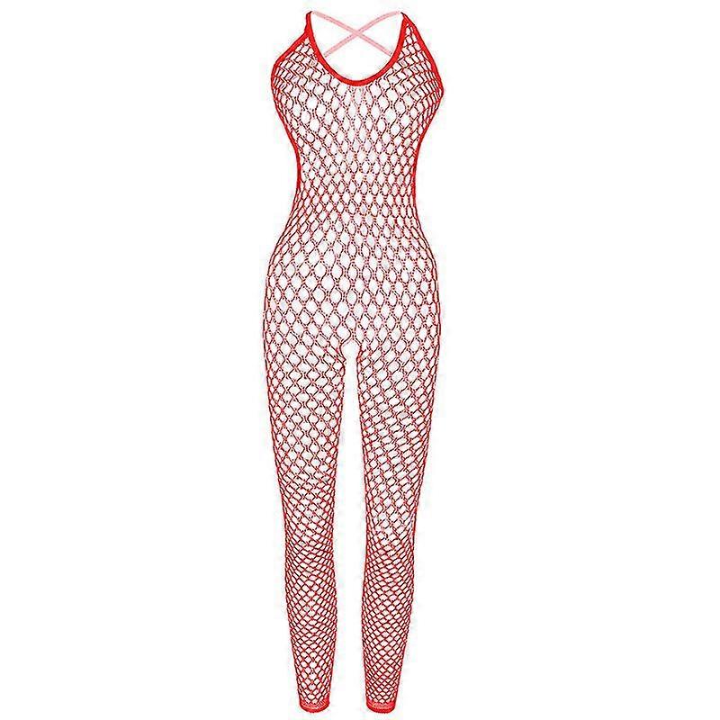 Sexy Female Fishnet Tights Body Suit Stockings Sling Cupless