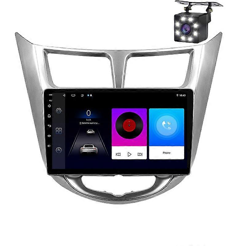 Car Radio For Hyundai Solaris Verna Accent 1 2010-2016 Video Player Carplay Navigation GPS