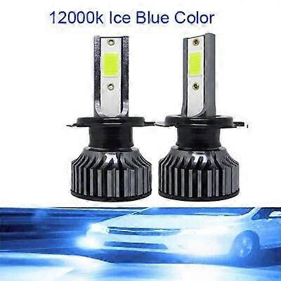 2Pcs Canbus Car Headlights Bulb LED H4 H7 H1 H3 H11 H13 H27 880 HB3 HB4 9004 9007 12000Lm Ice COB 6500K 4500K Auto Fog Light