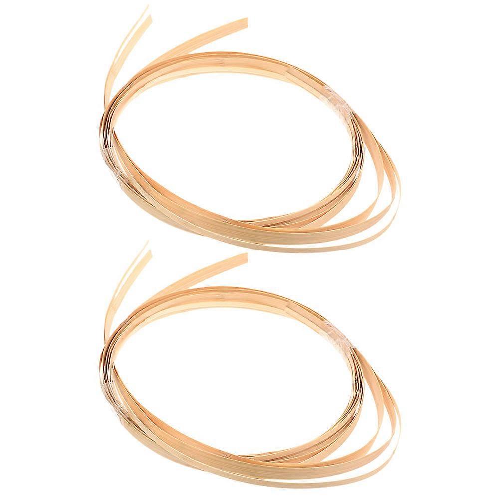 2 Bundles of Basket Weaving Strips Bamboo Wide Crafts Making Strips Material