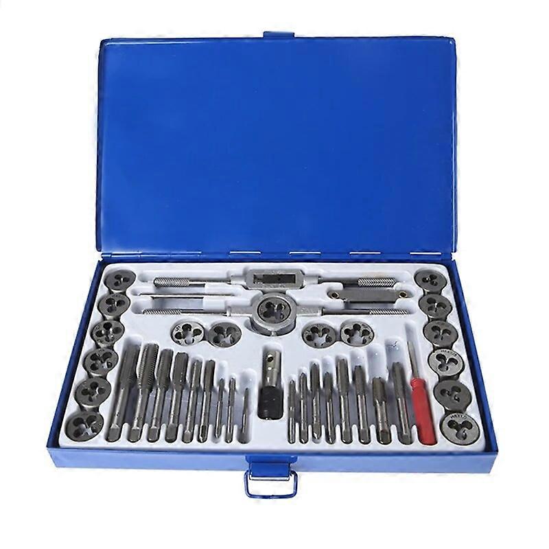 ANENG 40 Pcs Metric Tap Die Set Hand Threading Tool Tungsten Carbide Screw Thread Bit