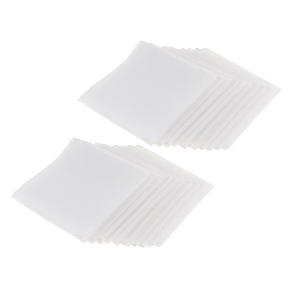 20 piezas pañuelos para hombre 100% algodón clásico