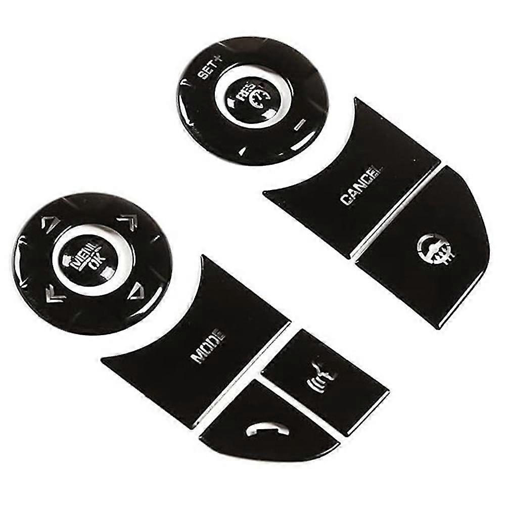 Car Steering Wheel Button Patch Cover Trim Sticker For Discovery 5 Range Rover Sport, With Heating