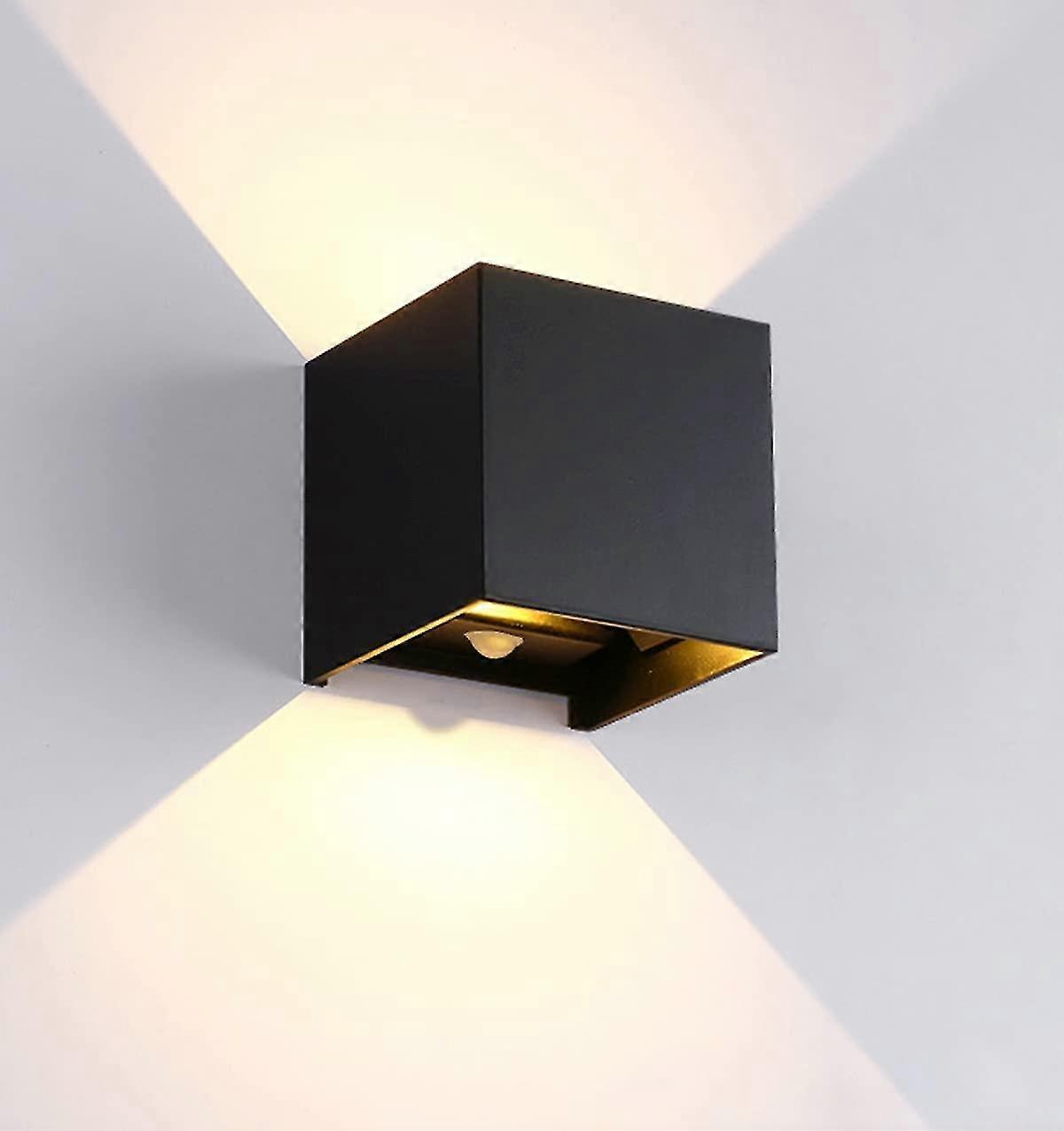 Led Wall Light With Motion Sensor,10w Warm White,black[energy Class G]