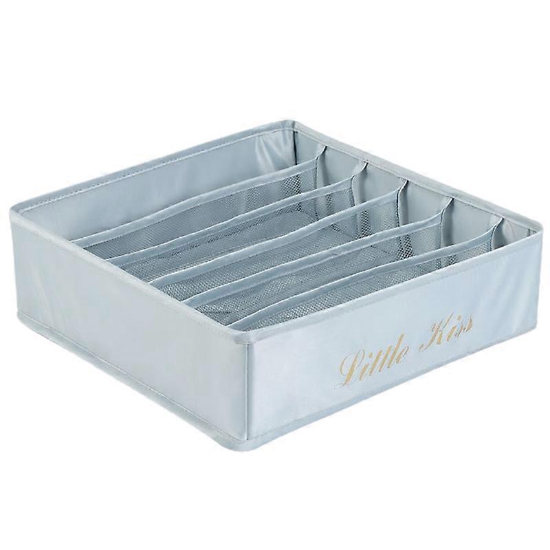 Socks Organizer Multi Compartments Large Capacity Fabric Foldable Divided Clothes Container Case Home Supplies KAESI