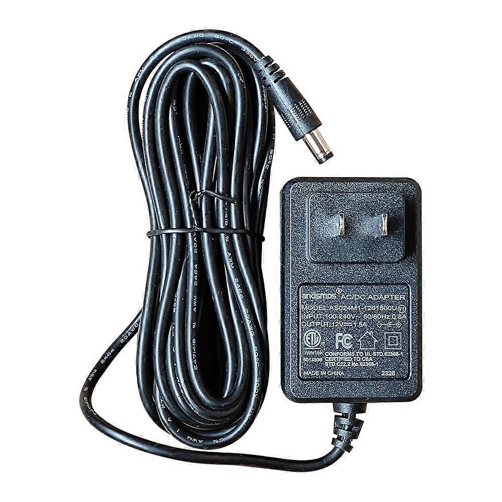 Dc Power Adapter 12V1.5A18W (Ul) 5M Cable Length 5.5*2.1 Interface Compatible With Gravity Furnace