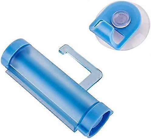 Toothpaste Squeezernote - Easy Squeezer Toothpaste Roll Tube Dispenser Rolling Holder Easy Hanging Squeeze Paste Dispenser Roll Holder - Blue